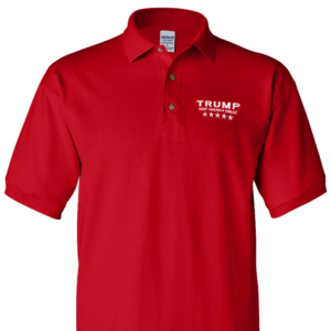 Trump Keep America Great Polo Shirt - Red