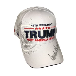 45th President Trump "Keep America Great" Baseball Cap - White