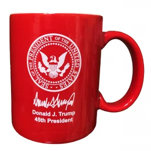Donald Trump Presidential Seal Coffee Mug – Red