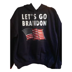 Let's Go Brandon Flag Hoodie
