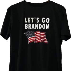 Let's Go Brandon Flag Short Sleeve T- Shirt