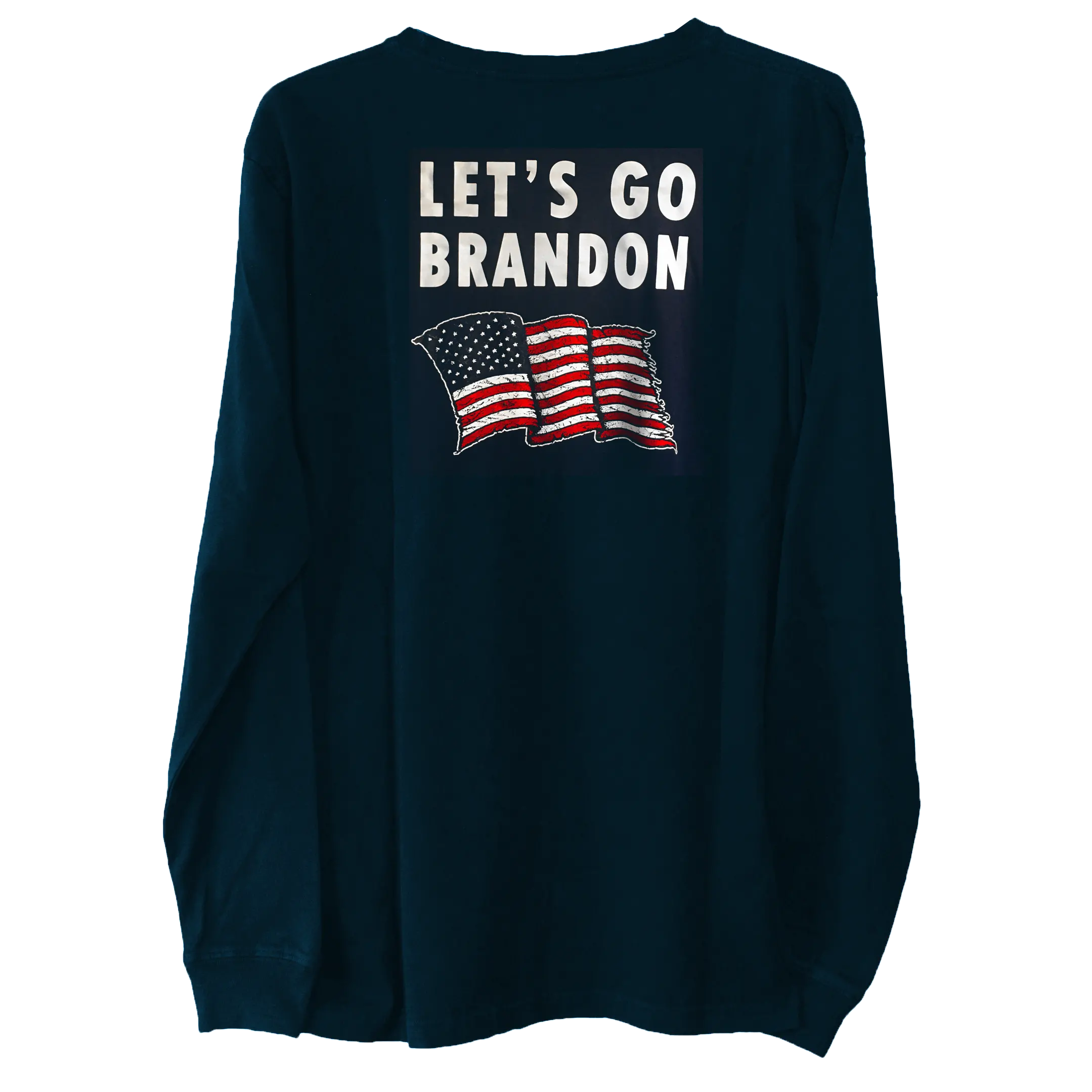 Let's Go Brandon Flag Long Sleeve T-Shirt - Annabelle's Interiors