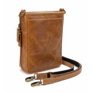 Large Essentials X-Body Pouch Distressed Buffalo - Caramel