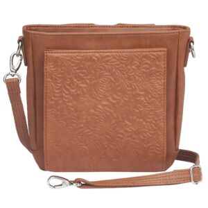 BOHO Mini Crossbody Concealed Carry Purse - Tan